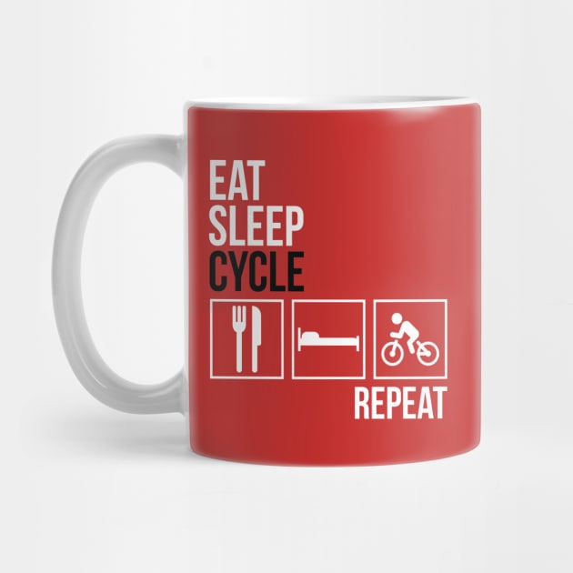 Eat Sleep Cycle Repeat by Daanoontjeh